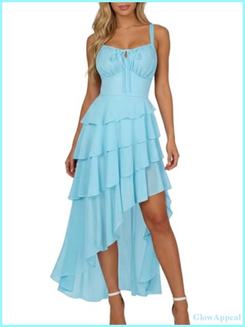 Women's Gothic Renaissance Pirate Hi-Low Ruffle Chiffon Corset Dress with